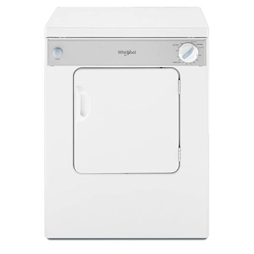 Whirlpool 3.4 Cu. Ft. Compact Dryer in White