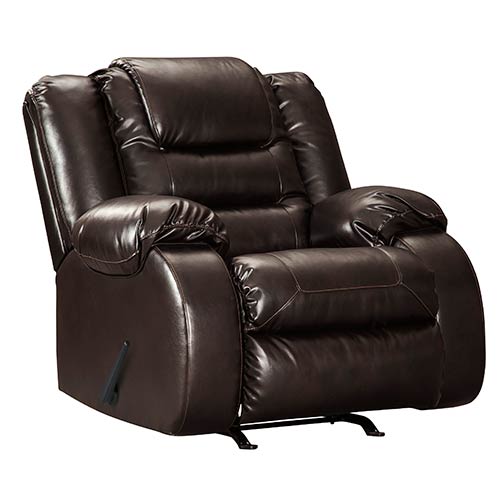 Signature Design by Ashley Vacherie-Chocolate Rocker Recliner  