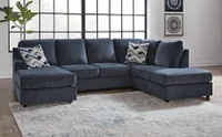 Signature Design by Ashley Albar Place 2 Piece Sectional - Cobalt display image