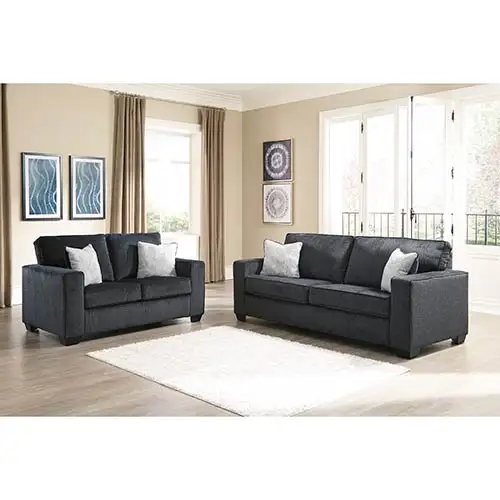 Signature Design by Ashley Altari Sofa & Loveseat in Slate