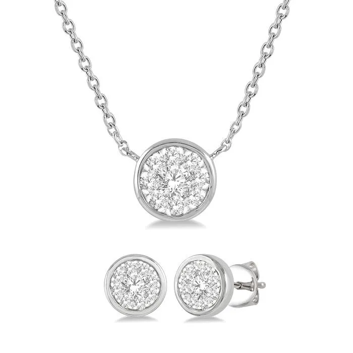 14k-white-gold-natural-diamond-bezel-pendant-necklace-and-earrings