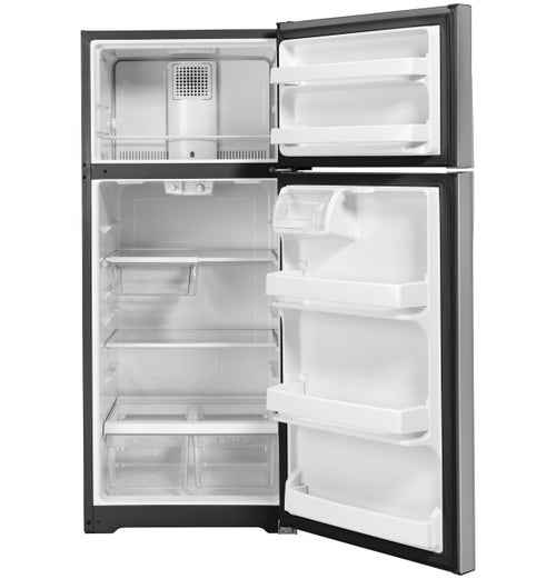 GE 17.5 Cu.Ft. Stainless Top Mount Refrigerator