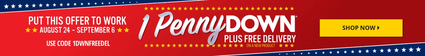PUT THIS OFFER TO WORK | 1 PENNY DOWN PLUS FREE DELIVERY