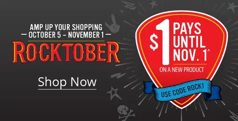 $1 Pays Until 11/1 On A New Product^