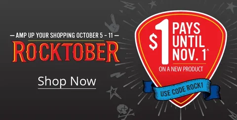 $1 Pays Until 11/1 On A New Product^