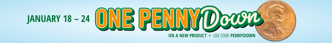 One Penny down on a new product^