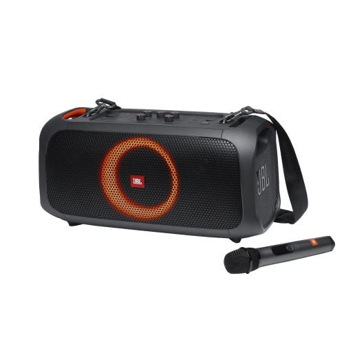 JBL PARTY BOX On-The-Go BT-LED-w/Microphone - Black