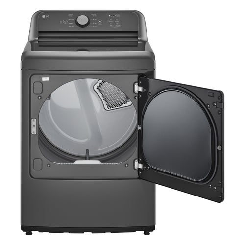 LG 7.3 Cu. Ft. Rear Control Electric Energy Star Dryer in Monochrome Gray