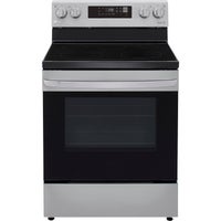 LG 6.3 Cu. Ft. Smart Wi-Fi Enabled Electric Range with Easy Clean in Stainless Steel display image