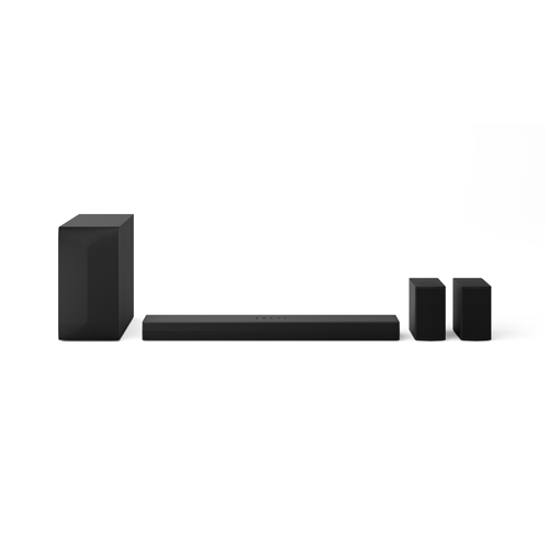 LG - 5.1 Channel S60TR Soundbar with Wireless Subwoofer and Rear Speakers - Black