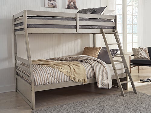 Ashley Lettner Twin/Full Bunkbed with Mattresses