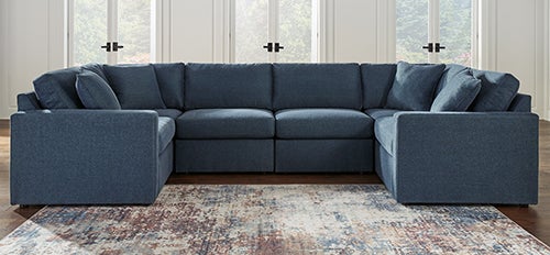 Signature Design by Ashley 6 Piece Modmax Pit Sectional - Ink