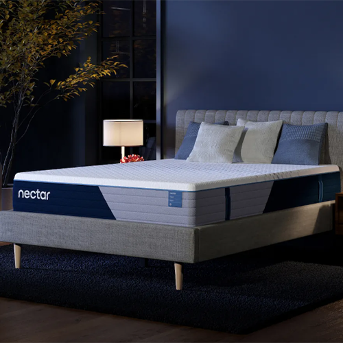 Nectar Luxe Hybrid 5.1 Queen Mattress - White