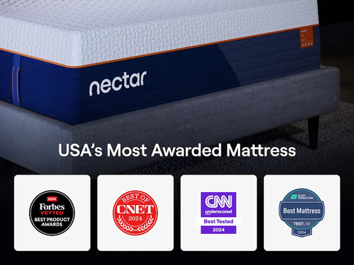 Nectar Ultra Hybrid 5.1 Twin Mattress - White