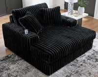 Signature Design by Ashley Midnight-Madness Oversized Chaise-Onyx display image