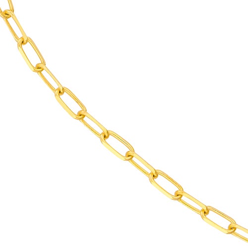Paperclip Chain 14K Yellow Gold