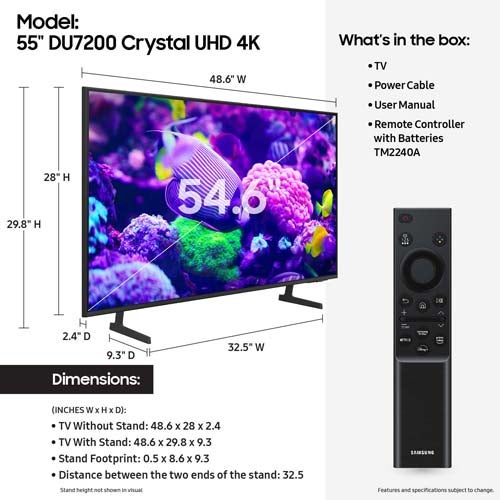 Samsung 55inch Series 4K UHD TV