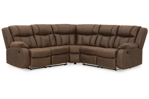 Signature Design by Ashley Trail Boys 2-Piece Reclining Sectional - Walnut