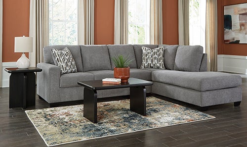 Signature Design by Ashley 4-Piece Turnout Sectional Living Room Bundle