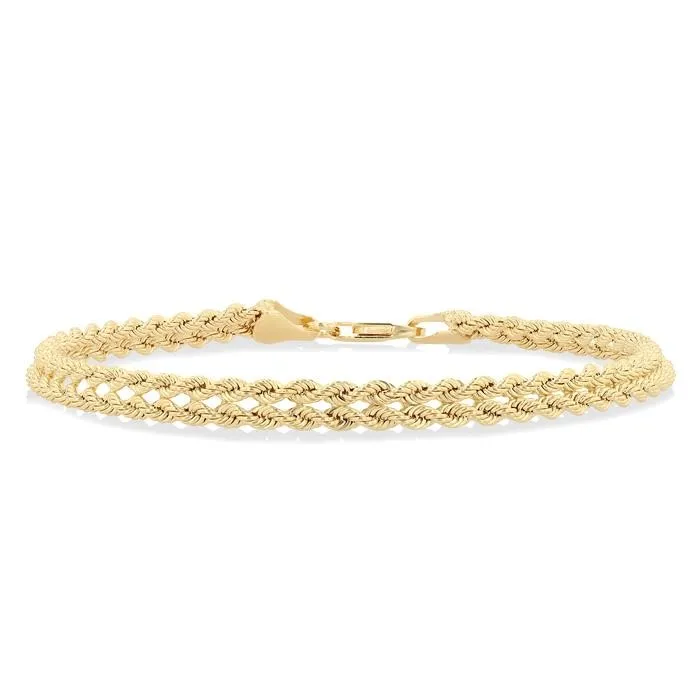 two-rope-10k-yellow-gold-bracelet-725in