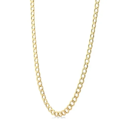 10K Yellow Gold Curb Chain Necklace