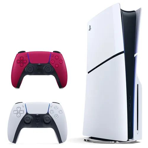 PS5 Disc Console + Extra Cosmic Red Controller